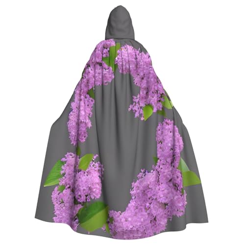 PYJWYFMY Framing Kapuzenumhang mit lila Blumen in Blüte, Unisex, für Erwachsene, Samt-Umhang für Halloween, Robe, Weihnachten, Cosplay-Kostüme PYJWYFMY Framing Kapuzenumhang mit lila Blumen in Blüte, Unisex, für Erwachsene, Samt-Umhang für Halloween, Robe, Weihnachten, Cosplay-Kostüme von Pyjwyfmy