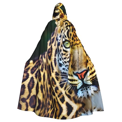 PYJWYFMY Gelber Leopardenmuster, Unisex, Erwachsene, Kapuzenumhang, Samt-Umhang für Halloween, Robe, Weihnachtsumhang, Cosplay-Kostüme PYJWYFMY Gelber Leopardenmuster, Unisex, Erwachsene, Kapuzenumhang, Samt-Umhang für Halloween, Robe, Weihnachtsumhang, Cosplay-Kostüme von Pyjwyfmy