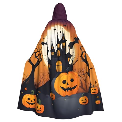 PYJWYFMY Happy-Halloween-Vektor-Druck, Unisex, Erwachsene, Kapuzenumhang, Samt-Umhang für Halloween, Robe, Weihnachtsumhang, Cosplay-Kostüme PYJWYFMY Happy-Halloween-Vektor-Druck, Unisex, Erwachsene, Kapuzenumhang, Samt-Umhang für Halloween, Robe, Weihnachtsumhang, Cosplay-Kostüme von Pyjwyfmy