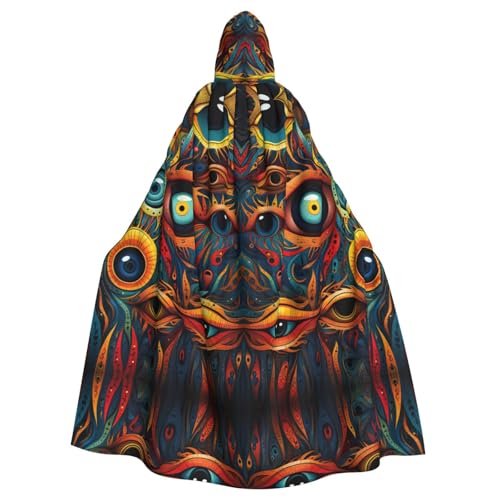 PYJWYFMY Kapuzenumhang mit Augenaufdruck, Unisex, Samt-Umhang für Halloween, Robe, Weihnachten, Cosplay-Kostüme PYJWYFMY Kapuzenumhang mit Augenaufdruck, Unisex, Samt-Umhang für Halloween, Robe, Weihnachten, Cosplay-Kostüme von Pyjwyfmy