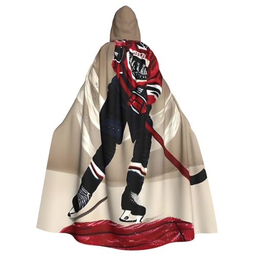 PYJWYFMY Kapuzenumhang mit Hockey-Motiv, Unisex, Erwachsene, Samt-Umhang für Halloween, Robe, Weihnachten, Cosplay-Kostüme PYJWYFMY Kapuzenumhang mit Hockey-Motiv, Unisex, Erwachsene, Samt-Umhang für Halloween, Robe, Weihnachten, Cosplay-Kostüme von Pyjwyfmy