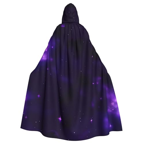 PYJWYFMY Kapuzenumhang mit Kapuze, Galaxie, Weltraum, Violett, Sternenhimmel, Unisex, Erwachsene, Samt-Umhang für Halloween, Robe, Weihnachtsumhang, Cosplay-Kostüme PYJWYFMY Kapuzenumhang mit Kapuze, Galaxie, Weltraum, Violett, Sternenhimmel, Unisex, Erwachsene, Samt-Umhang für Halloween, Robe, Weihnachtsumhang, Cosplay-Kostüme von Pyjwyfmy