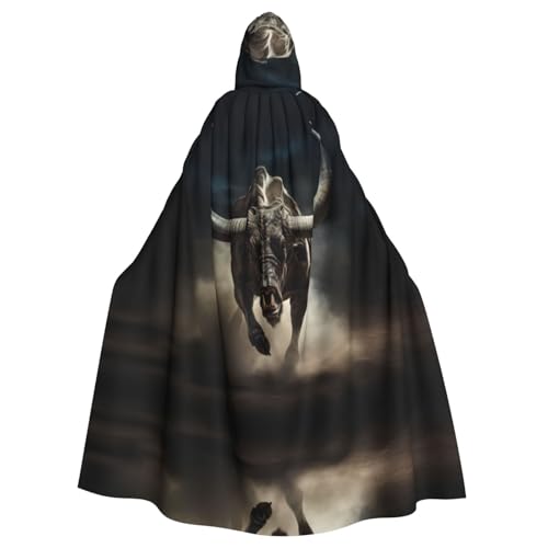 PYJWYFMY Kapuzenumhang mit Kapuze, Motiv: Läufer und Stier, Totenkopf, Unisex, für Erwachsene, Samt-Umhang für Halloween, Robe, Weihnachten, Cosplay-Kostüme PYJWYFMY Kapuzenumhang mit Kapuze, Motiv: Läufer und Stier, Totenkopf, Unisex, für Erwachsene, Samt-Umhang für Halloween, Robe, Weihnachten, Cosplay-Kostüme von Pyjwyfmy