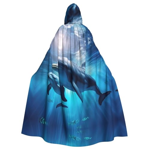 PYJWYFMY Kapuzenumhang mit Meerestieren, Stachelrochen, Unisex, Erwachsene, Samt-Umhang für Halloween, Robe, Weihnachten, Cosplay-Kostüme PYJWYFMY Kapuzenumhang mit Meerestieren, Stachelrochen, Unisex, Erwachsene, Samt-Umhang für Halloween, Robe, Weihnachten, Cosplay-Kostüme von Pyjwyfmy