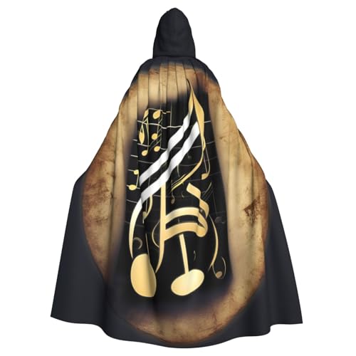 PYJWYFMY Kapuzenumhang mit Musikdruck, Unisex, für Erwachsene, Samt-Umhang für Halloween, Robe, Weihnachten, Cosplay-Kostüme PYJWYFMY Kapuzenumhang mit Musikdruck, Unisex, für Erwachsene, Samt-Umhang für Halloween, Robe, Weihnachten, Cosplay-Kostüme von Pyjwyfmy