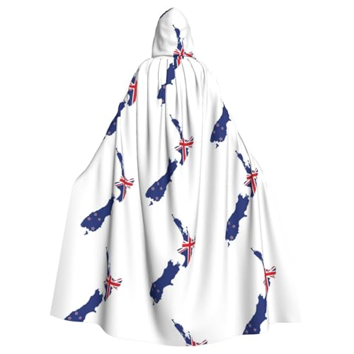 PYJWYFMY Kapuzenumhang mit Neuseeland-Flagge, Unisex, Erwachsene, Samt-Umhang für Halloween, Robe, Weihnachten, Cosplay-Kostüme PYJWYFMY Kapuzenumhang mit Neuseeland-Flagge, Unisex, Erwachsene, Samt-Umhang für Halloween, Robe, Weihnachten, Cosplay-Kostüme von Pyjwyfmy