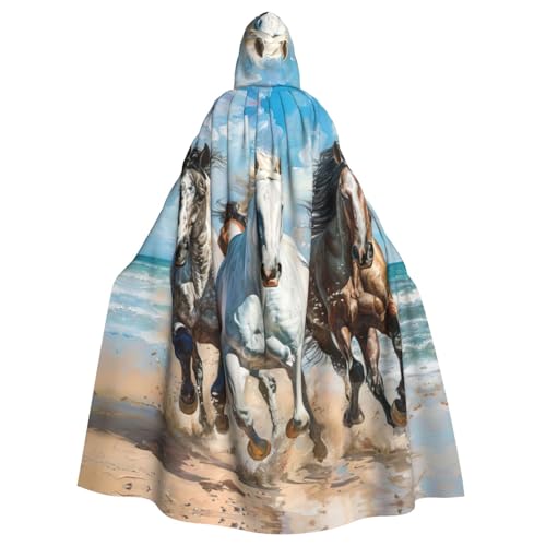 PYJWYFMY Kapuzenumhang mit Pferden und Laufen, Unisex, Erwachsene, Samt-Umhang für Halloween, Robe, Weihnachtsumhang, Cosplay-Kostüme PYJWYFMY Kapuzenumhang mit Pferden und Laufen, Unisex, Erwachsene, Samt-Umhang für Halloween, Robe, Weihnachtsumhang, Cosplay-Kostüme von Pyjwyfmy
