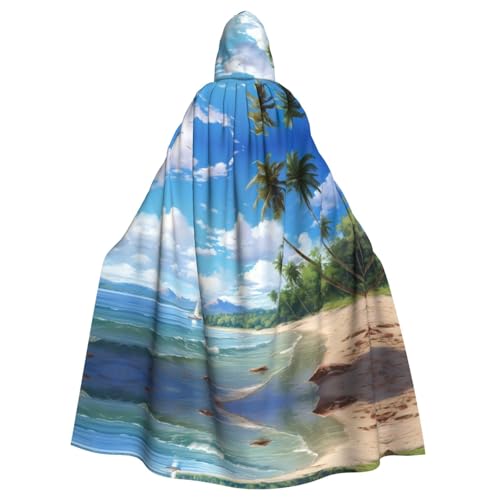 PYJWYFMY Kapuzenumhang mit Sandstrand-Aufdruck, Unisex, für Erwachsene, Samt-Umhang für Halloween, Robe, Weihnachten, Cosplay-Kostüme PYJWYFMY Kapuzenumhang mit Sandstrand-Aufdruck, Unisex, für Erwachsene, Samt-Umhang für Halloween, Robe, Weihnachten, Cosplay-Kostüme von Pyjwyfmy