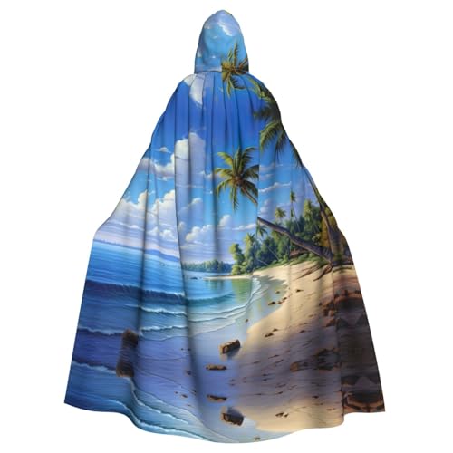 PYJWYFMY Kapuzenumhang mit Sandstrand-Aufdruck, Unisex, für Erwachsene, Samt-Umhang für Halloween, Robe, Weihnachten, Cosplay-Kostüme PYJWYFMY Kapuzenumhang mit Sandstrand-Aufdruck, Unisex, für Erwachsene, Samt-Umhang für Halloween, Robe, Weihnachten, Cosplay-Kostüme von Pyjwyfmy