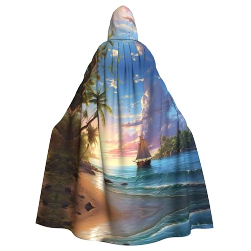 PYJWYFMY Kapuzenumhang mit Sandstrand-Aufdruck, Unisex, für Erwachsene, Samt-Umhang für Halloween, Robe, Weihnachten, Cosplay-Kostüme PYJWYFMY Kapuzenumhang mit Sandstrand-Aufdruck, Unisex, für Erwachsene, Samt-Umhang für Halloween, Robe, Weihnachten, Cosplay-Kostüme von Pyjwyfmy