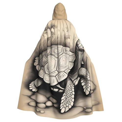 PYJWYFMY Kapuzenumhang mit Schildkröten-Aufdruck, Unisex, für Erwachsene, Samt-Umhang für Halloween, Robe, Weihnachten, Cosplay-Kostüme PYJWYFMY Kapuzenumhang mit Schildkröten-Aufdruck, Unisex, für Erwachsene, Samt-Umhang für Halloween, Robe, Weihnachten, Cosplay-Kostüme von Pyjwyfmy