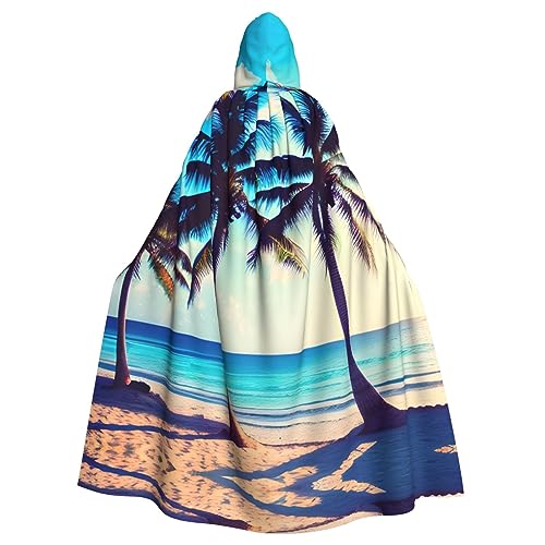PYJWYFMY Kapuzenumhang mit Strandpalmen, Unisex, Erwachsene, Samt-Umhang für Halloween, Robe, Weihnachten, Cosplay-Kostüme PYJWYFMY Kapuzenumhang mit Strandpalmen, Unisex, Erwachsene, Samt-Umhang für Halloween, Robe, Weihnachten, Cosplay-Kostüme von Pyjwyfmy