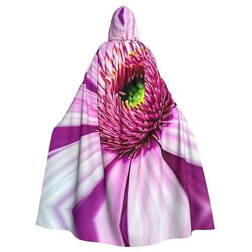 PYJWYFMY Kapuzenumhang mit rosa Blumen, tropischer Pflanzendruck, Unisex, Erwachsene, Samt-Umhang für Halloween, Robe, Weihnachten, Cosplay-Kostüme PYJWYFMY Kapuzenumhang mit rosa Blumen, tropischer Pflanzendruck, Unisex, Erwachsene, Samt-Umhang für Halloween, Robe, Weihnachten, Cosplay-Kostüme von Pyjwyfmy