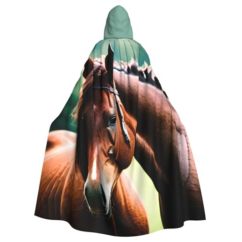PYJWYFMY Kapuzenumhang mit zwei Pferden, Unisex, Erwachsene, Samt-Umhang für Halloween, Robe, Weihnachten, Cosplay-Kostüme PYJWYFMY Kapuzenumhang mit zwei Pferden, Unisex, Erwachsene, Samt-Umhang für Halloween, Robe, Weihnachten, Cosplay-Kostüme von Pyjwyfmy
