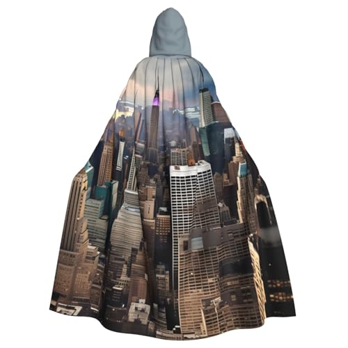 PYJWYFMY New York Fashion City Print Unisex Erwachsene Kapuzenumhang Samt Umhang für Halloween Robe Weihnachten Umhang Cosplay Kostüme PYJWYFMY New York Fashion City Print Unisex Erwachsene Kapuzenumhang Samt Umhang für Halloween Robe Weihnachten Umhang Cosplay Kostüme von Pyjwyfmy