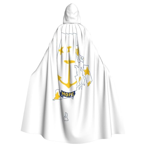 PYJWYFMY Rhode Island Staatsflagge, Kartendruck, Unisex, Erwachsene, Kapuzenumhang, Samt-Umhang für Halloween, Robe, Weihnachten, Cosplay-Kostüme PYJWYFMY Rhode Island Staatsflagge, Kartendruck, Unisex, Erwachsene, Kapuzenumhang, Samt-Umhang für Halloween, Robe, Weihnachten, Cosplay-Kostüme von Pyjwyfmy