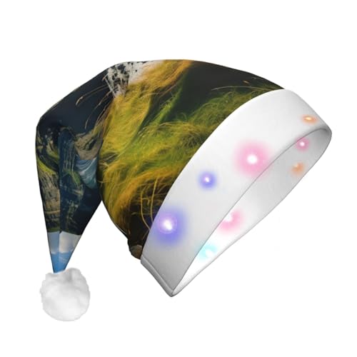 Pyjwyfmy Ireland Outdoors County Clare The Cliffs Print Leuchtende Weihnachtsmütze mit LED-Lichtern, Plüsch-Weihnachtsmannmütze, weicher Samt, Weihnachtsmütze für Weihnachtsgeschenk Pyjwyfmy Ireland Outdoors County Clare The Cliffs Print Leuchtende Weihnachtsmütze mit LED-Lichtern, Plüsch-Weihnachtsmannmütze, weicher Samt, Weihnachtsmütze für Weihnachtsgeschenk von Pyjwyfmy