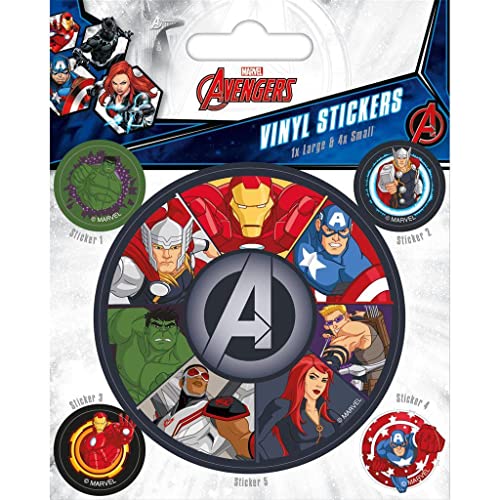 Marvel Avengers (Avengers Assemble) Vinyl-Aufkleber, Gadget-Aufkleber von Pyramid International
