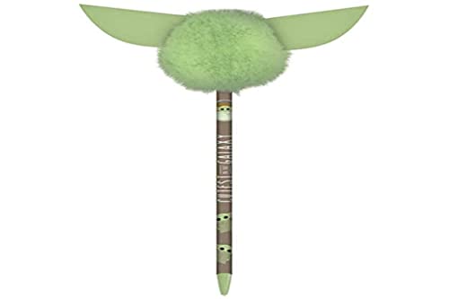 Star Wars: The Mandalorian Pom Pom Stift (Cutest in the Galaxy Design) - Offizieller Lizenzartikel von Pyramid International