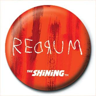 The Shining Redrum Murder 25mm Button Badge Pin Film Movie Horror Stephen King von Pyramid International