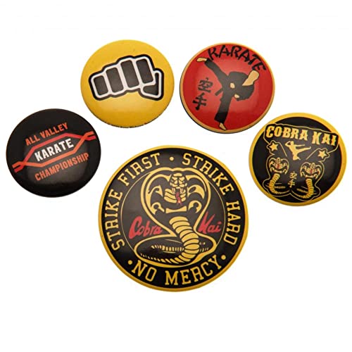 Pyramid Cobra Kai (No Mercy) Badge Pack Merchandising Ufficiale von Pyramid International