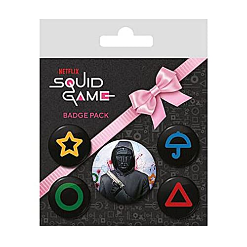 Pyramid Squid Game - Front Man Badge Pack Merchandising Ufficiale von Pyramid International