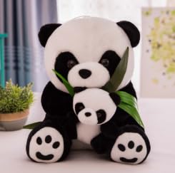 PyrrlicToy Panda Stuffed Animal with Baby, Panda Familie Plüschspielzeug, Flauschiges Stofftier Puppe zum Kuscheln, Spielen und Schlafen, Süßes Kuscheltier Mutter und Kind Panda - 20cm PyrrlicToy Panda Stuffed Animal with Baby, Panda Familie Plüschspielzeug, Flauschiges Stofftier Puppe zum Kuscheln, Spielen und Schlafen, Süßes Kuscheltier Mutter und Kind Panda - 20cm von PyrrlicToy