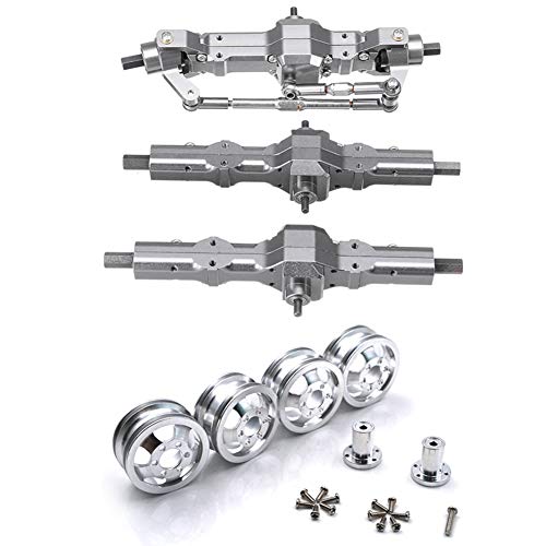 Pyugxab 1 Set Upgrade vorne/hinten/Brücke Achsenteilsatz LKW RC Autoteile & 1 Satz Upgrade Stoßfeste Radnabenfelge Pyugxab 1 Set Upgrade vorne/hinten/Brücke Achsenteilsatz LKW RC Autoteile & 1 Satz Upgrade Stoßfeste Radnabenfelge von Pyugxab