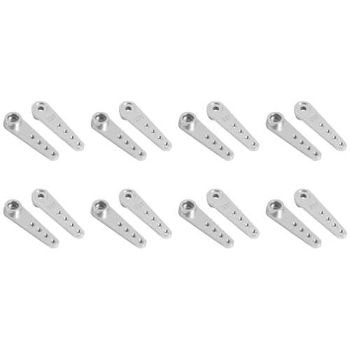 Pyugxab 16 Teile/Los CNC Aluminium Legierung Servo Arm 1,25-2,5 für Futaba Servos, 23 T von Pyugxab