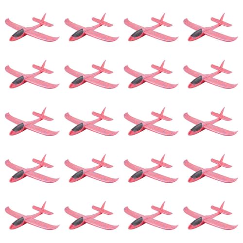 Pyugxab 20 Stueck EPP-Schaum-Handwurf-Flugzeug im Freien Starten Segelflugzeug-Flugzeug-Kind-Geschenk-Spielzeug 34.5 X 32 X 7.8cm Interessante Spielwaren von Pyugxab