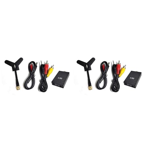 Pyugxab 2X 3,3G FPV VRX Kit 8CH FPV Videoempfänger für FPV RC Racing Drone von Pyugxab