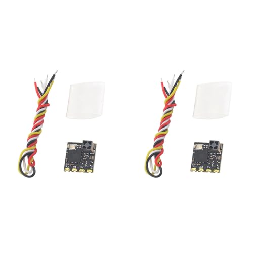Pyugxab 2X SX1280 ELRS 2,4 GHz EmpfäNger RX ExpressLRS Nano-EmpfäNger mit GroßEr Reichweite und Hoher Reflash-Rate für FPV RC Drone Airplane EP2 RX von Pyugxab