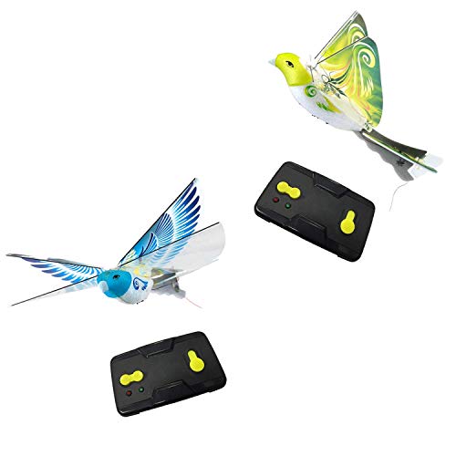 Pyugxab 2x Ferngesteuerte Vogel Simulation Flappingflügel Flug Taube Induktion Vogel Elektro Adler Fernbedienung Vogel Blau & Grün Pyugxab 2x Ferngesteuerte Vogel Simulation Flappingflügel Flug Taube Induktion Vogel Elektro Adler Fernbedienung Vogel Blau & Grün von Pyugxab
