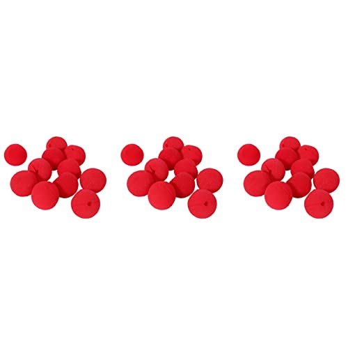 Pyugxab 30 Stücke Entzückende Rote Schwamm Clown Nase für Weihnachten Halloween Kostüm Magie Kleid Zubehör Pyugxab 30 Stücke Entzückende Rote Schwamm Clown Nase für Weihnachten Halloween Kostüm Magie Kleid Zubehör von Pyugxab