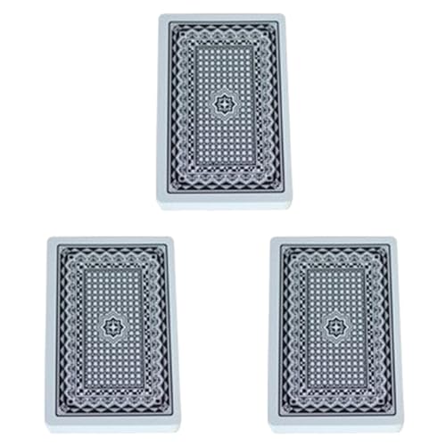 Pyugxab 3X Multiplayer Spiel Karte Kreativ Box Verpackt wasserdichte Spiel Karten Kunststoff Dauerhaft Poker Zauber Tricks Werkzeug, Schwarz Pyugxab 3X Multiplayer Spiel Karte Kreativ Box Verpackt wasserdichte Spiel Karten Kunststoff Dauerhaft Poker Zauber Tricks Werkzeug, Schwarz von Pyugxab