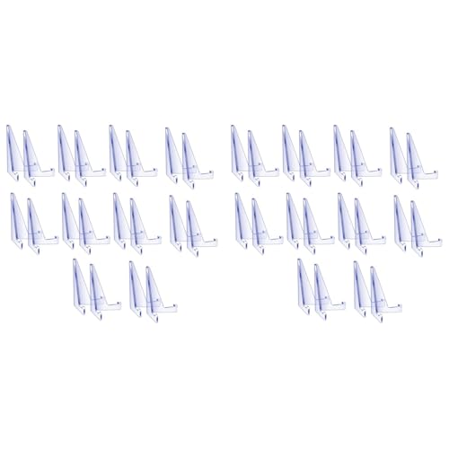 Pyugxab 40 Stück 35PT-360PT Kartenhüllen Displayhalter Acrylständer Kleines Rack für Baseball Football Sport Card Trading&Display von Pyugxab