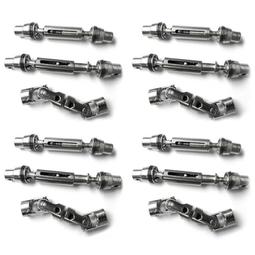 Pyugxab 4X für B1 B-1 B14 B-14 B16 B-16 B24 B-24 C14 C-14 B36 1/16 RC Auto Upgrade Metall Teile Antriebs Welle von Pyugxab