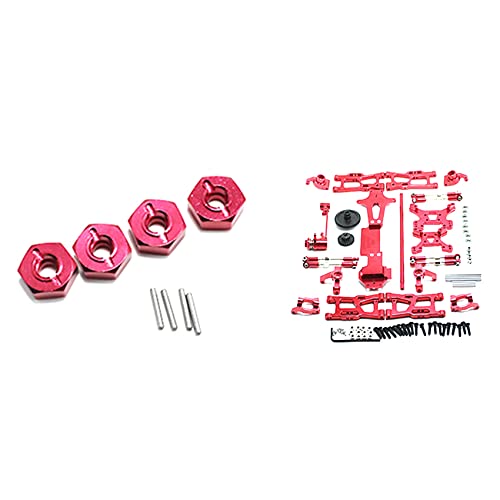 Pyugxab Metallkombinator, rot & für 1:14 144001 Metall C Sitz Lenkbecher Schwinge zentrale Antriebswelle, Rot Pyugxab Metallkombinator, rot & für 1:14 144001 Metall C Sitz Lenkbecher Schwinge zentrale Antriebswelle, Rot von Pyugxab