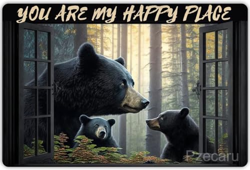 Black Bear 500 Teile Holzpuzzle für Erwachsene Familie Ältere Schwarzer Bär Mama und Kind außerhalb des Fensters You are My Happy Place Puzzle-Spiel für Familie Kunst Dekorationen Lustiges Black Bear 500 Teile Holzpuzzle für Erwachsene Familie Ältere Schwarzer Bär Mama und Kind außerhalb des Fensters You are My Happy Place Puzzle-Spiel für Familie Kunst Dekorationen Lustiges von Pzecaru