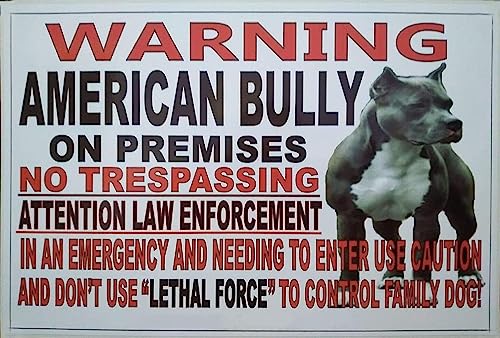 Warnung 500 Teile Puzzle für Erwachsene und Familien - American Bully Dog Schild für Zaun Vorsicht vor Hund Holzpuzzle - Familienspaß & Freizeit Anfänger Puzzle Spielzeug Warnung 500 Teile Puzzle für Erwachsene und Familien - American Bully Dog Schild für Zaun Vorsicht vor Hund Holzpuzzle - Familienspaß & Freizeit Anfänger Puzzle Spielzeug von Pzecaru