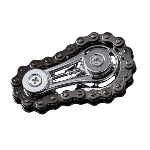 Chain Gear Spinner Fidget, Cycle Chain Sprocket Spinner Roller Toy, Iron Material, Pocket Size Stress Tool, Cool Gadgets for Men, Adults, Kids, Teens, Boys and Boyfriend, 6x3.5cm Chain Gear Spinner Fidget, Cycle Chain Sprocket Spinner Roller Toy, Iron Material, Pocket Size Stress Tool, Cool Gadgets for Men, Adults, Kids, Teens, Boys and Boyfriend, 6x3.5cm von Pzuryhg
