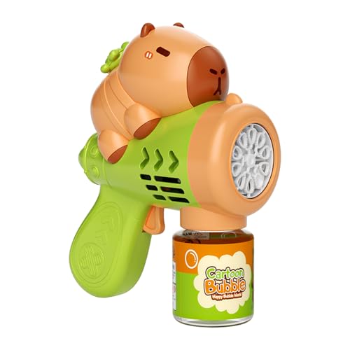 Electric Bubble Blower, Cartoon Bubbles Machine, Portable Outdoor Toy, Perfect for Backyard Gathering, Park Picnics, Beach Game Parties & Summer Activities von Pzuryhg