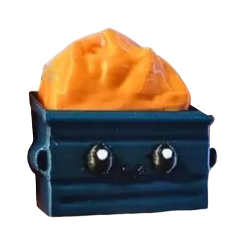 Fidget Clicker, Dumpsters Fire Clickie Fidget Toy, Attention Sharpening Toys, Stress Relief Finger Sensory Toy , Home Decoration for Kids, Women and Adults, 2.5x2.5cm Fidget Clicker, Dumpsters Fire Clickie Fidget Toy, Attention Sharpening Toys, Stress Relief Finger Sensory Toy , Home Decoration for Kids, Women and Adults, 2.5x2.5cm von Pzuryhg