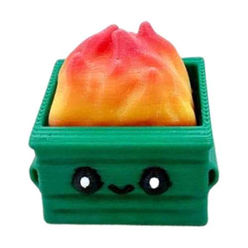 Fidget Clicker, Dumpsters Fire Clickie Fidget Toy, Attention Sharpening Toys, Stress Relief Finger Sensory Toy , Home Decoration for Kids, Women and Adults, 2.5x2.5cm Fidget Clicker, Dumpsters Fire Clickie Fidget Toy, Attention Sharpening Toys, Stress Relief Finger Sensory Toy , Home Decoration for Kids, Women and Adults, 2.5x2.5cm von Pzuryhg