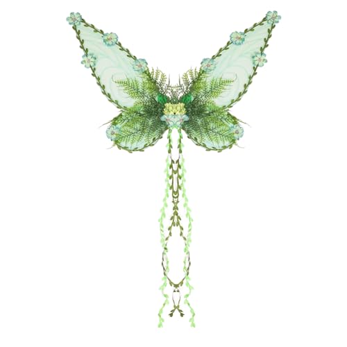Girls Fairy Wings, Dress Up Butterfly with 3D Flowers and Leaves, Costume Accessory for Kids Halloween Cosplay Festival Parties Garden Photo Birthday Dress-Up Fun 63x48x60cm Girls Fairy Wings, Dress Up Butterfly with 3D Flowers and Leaves, Costume Accessory for Kids Halloween Cosplay Festival Parties Garden Photo Birthday Dress-Up Fun 63x48x60cm von Pzuryhg