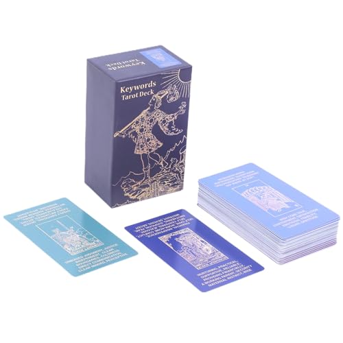 Keywords Tarot Deck, Full English Oracle Cards, Fate Divination Tarot, Family Entertainment, Fortune-Telling Board Game, Interactive Tarot Reading, Tarot Deck for Beginners Keywords Tarot Deck, Full English Oracle Cards, Fate Divination Tarot, Family Entertainment, Fortune-Telling Board Game, Interactive Tarot Reading, Tarot Deck for Beginners von Pzuryhg