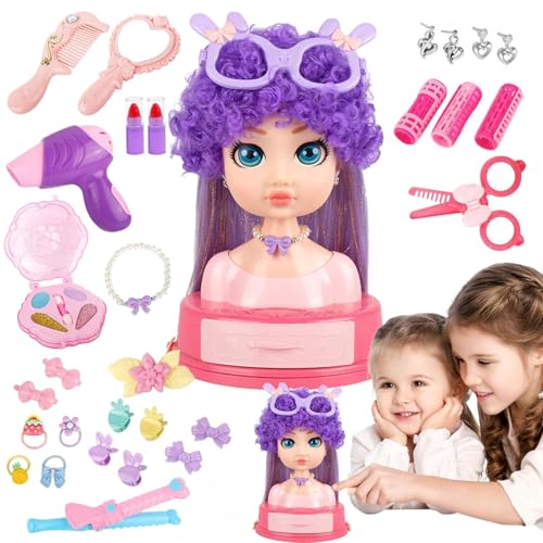 Kinder Frisier Und Schmink Puppen - Rollenspiel Frisierpuppe Set Für Kinder - 31 Teiliges Übungsset Für Schönheitssalon Rollenspiel Spielzeug Ab 3 Jahren Kinder Frisier Und Schmink Puppen - Rollenspiel Frisierpuppe Set Für Kinder - 31 Teiliges Übungsset Für Schönheitssalon Rollenspiel Spielzeug Ab 3 Jahren von Pzuryhg