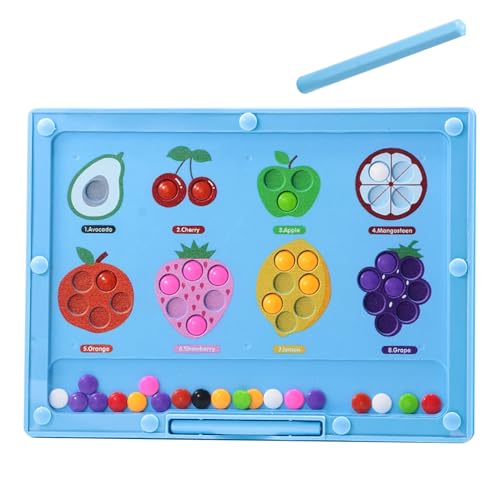 Magnetic Color & Number Maze, Fine Motor Skills Playset, ABS, Acrylic, Fruit Color Sorting Game, Interactive, Educational, Ideal for Toddler Boys and Girls, Enhances Hand-Eye Coordination Magnetic Color & Number Maze, Fine Motor Skills Playset, ABS, Acrylic, Fruit Color Sorting Game, Interactive, Educational, Ideal for Toddler Boys and Girls, Enhances Hand-Eye Coordination von Pzuryhg