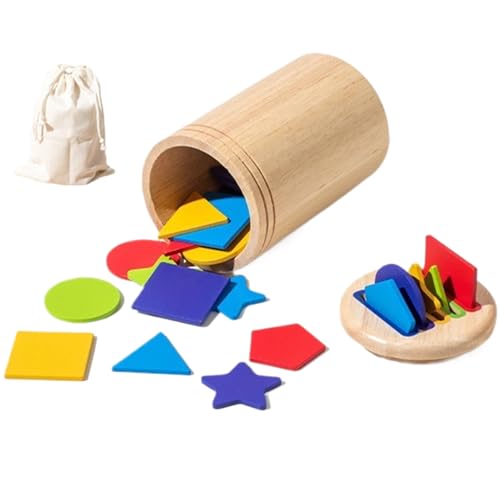 Pzuryhg Color Sorting Toy, Wooden Sensory Game, Fine Motor Activity for, Travel Educational Toy for 1–3 Year Olds, Preschool Learning Tool, Hand-Eye Coordination Builder Pzuryhg Color Sorting Toy, Wooden Sensory Game, Fine Motor Activity for, Travel Educational Toy for 1–3 Year Olds, Preschool Learning Tool, Hand-Eye Coordination Builder von Pzuryhg