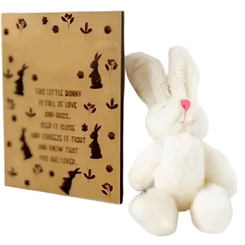 Pzuryhg Easter Bunny Plush, Small Cartoon Bunny Party Favor with Candy Card, Cute Easter Postcard Gift for Family, Friends, Teens, Girls, Perfect for Birthday and Spring Celebrations, 2.36 inches Pzuryhg Easter Bunny Plush, Small Cartoon Bunny Party Favor with Candy Card, Cute Easter Postcard Gift for Family, Friends, Teens, Girls, Perfect for Birthday and Spring Celebrations, 2.36 inches von Pzuryhg